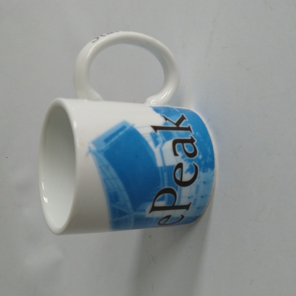 Starbucks City Series Hong Kong "The Peak" Espresso Demitasse Coffee Cup Mug 3oz